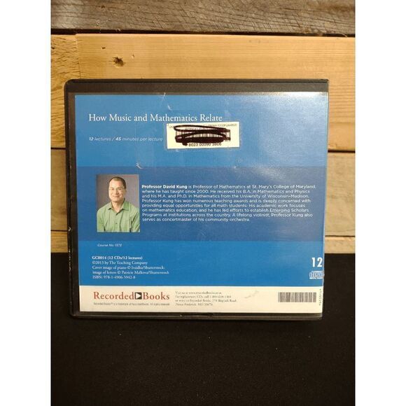 The Great Courses - How Music and Mathematics Relate by David Kung 12 CDs - Picture 3 of 3